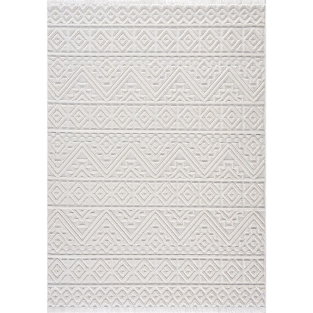 Rlm Distribution Chelsea Kane Rectangle Area Rug - White - 5 ft. 3 in. x 7 ft. 2 in. HO3080087